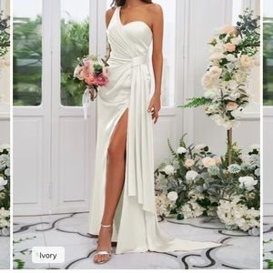 Ivory formal dress